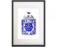 Cassia Ginger Jar Print - Framed