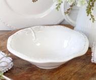 Dragonfly Dessert Bowl - White French Provincial Bowl