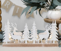 Midwinter Scene Tealight Holder