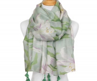 Romana Lily Garden Green Scarf