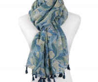 Dalila Teal Blue Scarf