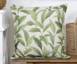 Kingsland Green Leaf Cushion