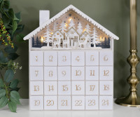 Winter Wonderland Advent Calendar with Lights