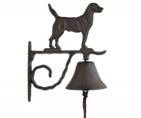 Fox & Hound Wall Bell - Cast Iron Doorbell