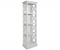 Small Princeton White Cross Bookshelf