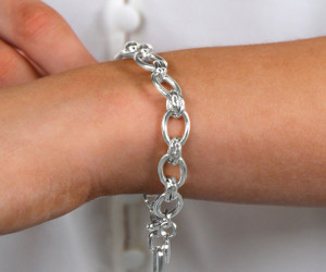 Zendaya Silver Chain Bracelet