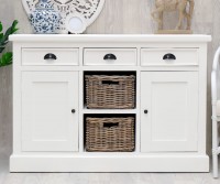 Chelsea 2 Basket Buffet / Sideboard White