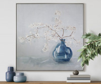 Sakura Blossom Vase Canvas Painting