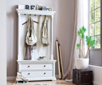 Provence Entryway Coat Hanger Unit With Drawers