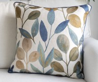 Lakewood Leaves Linen Cushion