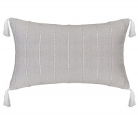 Brighton Taupe Chambray Cushion - Lumbar