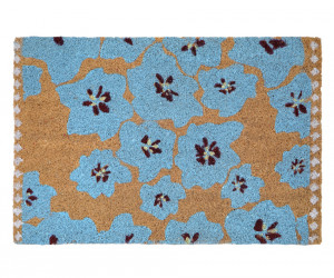 Blue Pansy Regular Doormat