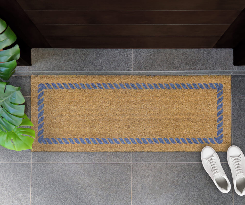 Long Nautical Rope Doormat