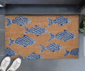 Montauk Fish Doormat 75x45cm