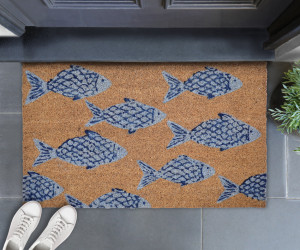 Montauk Fish Doormat 75x45cm