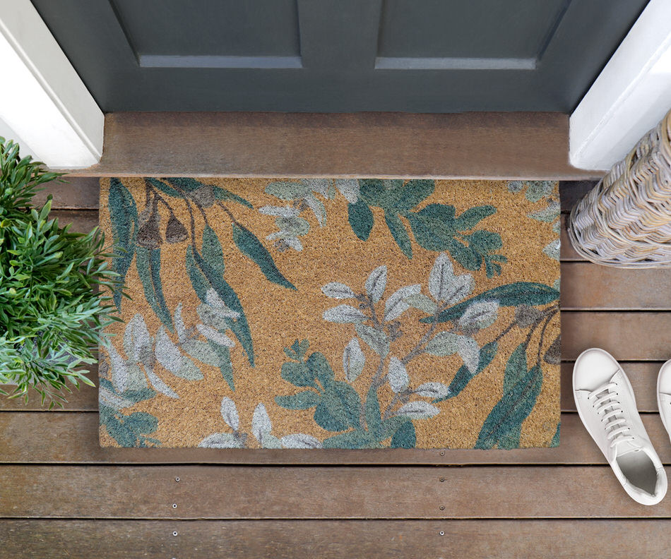 Franklin Eucalyptus Leaf Doormat 75x45cm