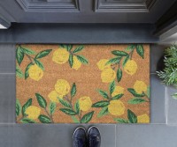 Sicilian Yellow Lemons Doormat - 75x45cm