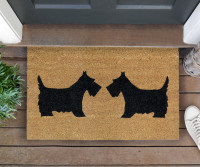 Jock & Joe Scotty Dogs Doormat 75x45cm