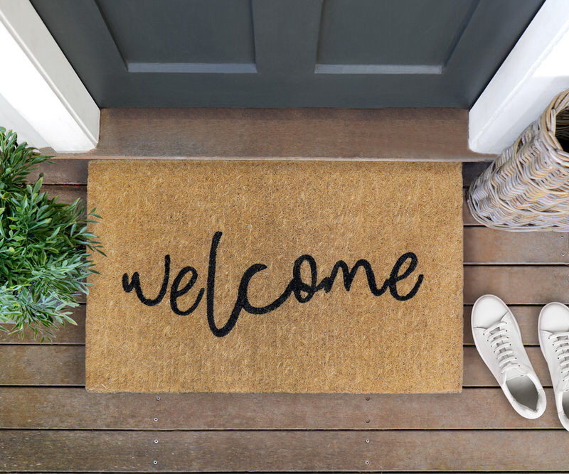 Hempstead Welcome 100% Coir Doormat 80cmx50cm