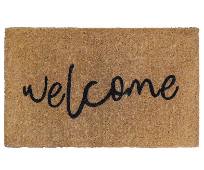 Hempstead Welcome 100% Coir Doormat 80cmx50cm