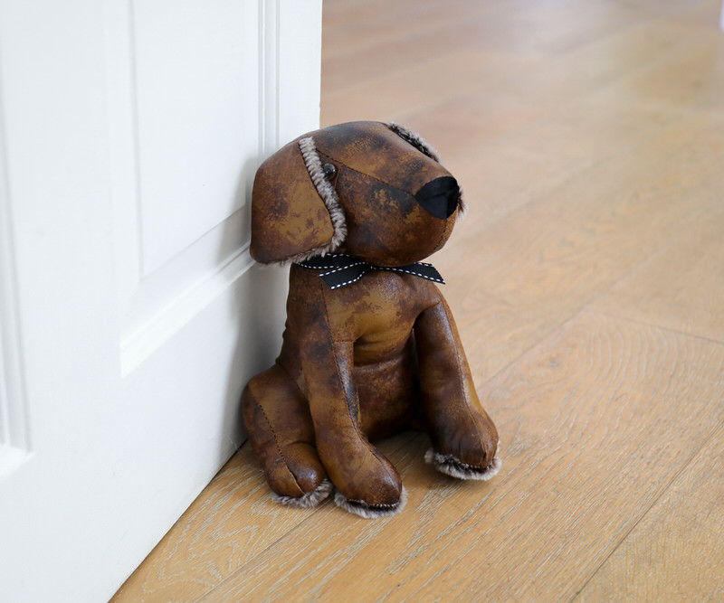 Copper the Dog Door Stop