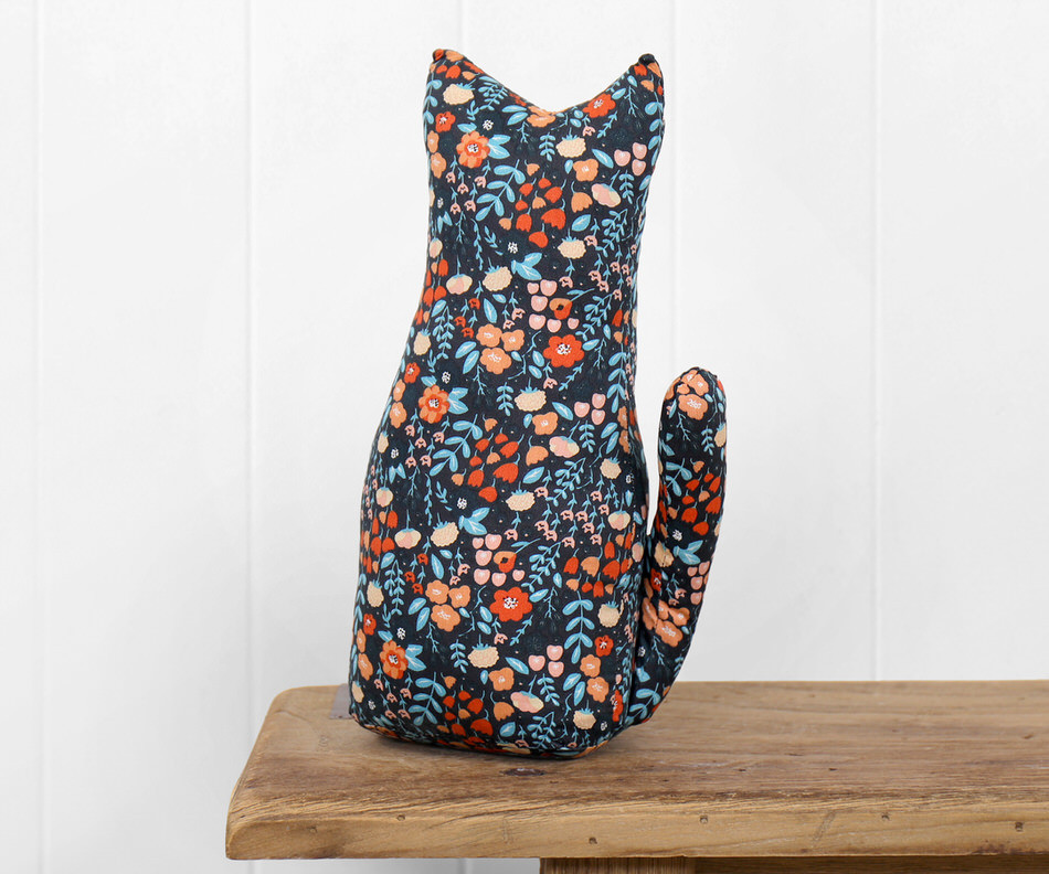 Alyssia Floral Cat Doorstop