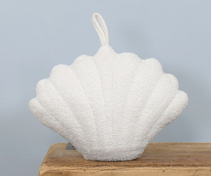 Perla Shell Boucle Door Stop