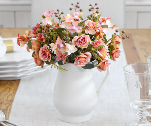 Set 3 Camille Dusty Pink Rose Bouquets