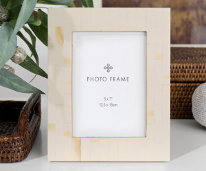 Dalton Cream Bone Photo Frame 5x7