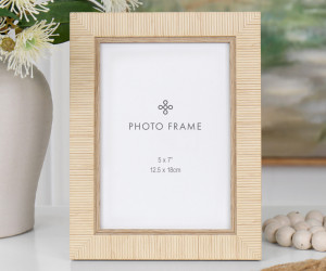 Ralston Blonde Rattan Photo Frame 5x7