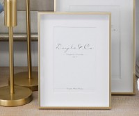 Lexington Satin Gold Photo Frame - 4x6