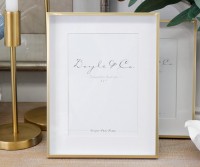 Lexington Satin Gold Photo Frame - 5x7