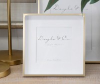 Lexington Satin Gold Photo Frame - 4x4