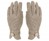 Lola Argyle Winter Gloves - Sand