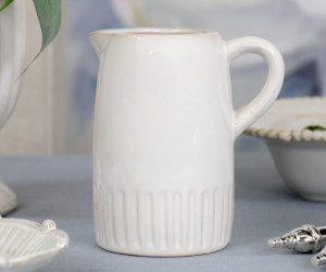 Bistrot Cream Ceramic Jug