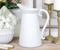 Large Provence Jug - White Jug