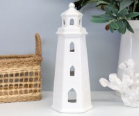 Lighthouse Tealight Holder White