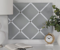 Loft Grey Ribbon Memo Board