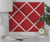 Ruby Red Notice Board with Diamantes