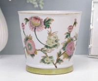 Greenwood Spring Flowers Planter Pot - Medium