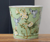 Small Morningside Green Blossom Planter