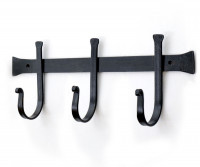 Shepherd Black Iron 3 Hook Coat Rack