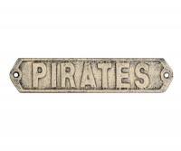 Pirates Wall Sign - Men's Bathroom Sign