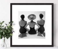 Palm Springs Bathers Framed Photo