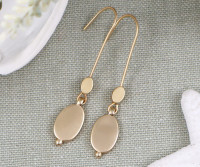 Alvarra Gold Drop Earrings