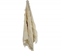 Navaho Cream Cotton Throw