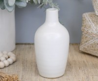 Orton White Bud Vase - Tall