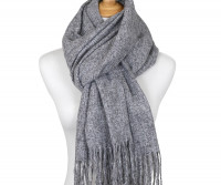 Rafael Grey Marle Winter Scarf