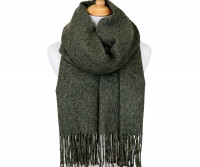 Cassano Moss Green Winter Scarf